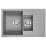 Мойка кварцевая Paulmark FESTE, PM237850-GRM, серый металлик, Paulmark