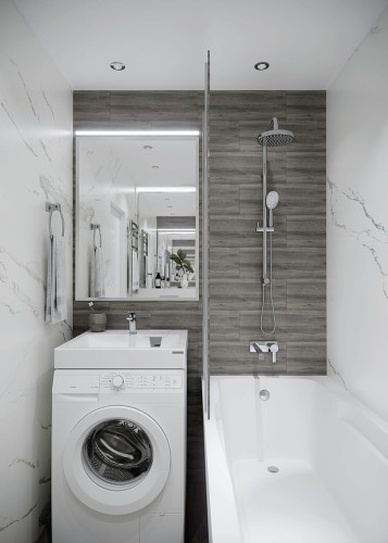 Раковина над стиральной машиной Paulmark BERG 710431, белая, 60х50, с комплектом, Paulmark