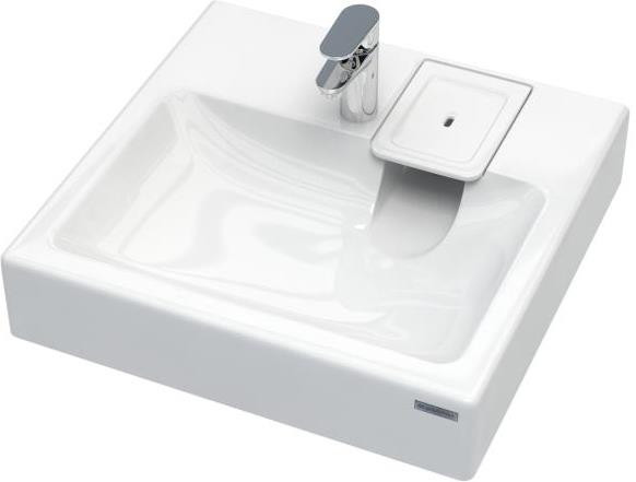 Раковина над стиральной машиной Paulmark BERG 710431, белая, 60х50, с комплектом, Paulmark