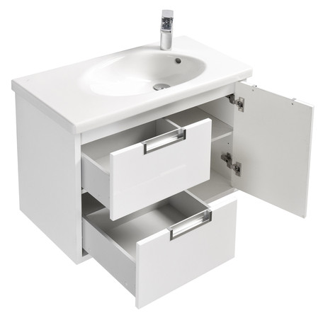 ETNA Модуль д/раковины 800 мм, белый глянец