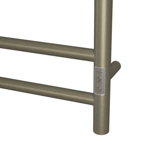 Полотенцесушитель электрический с полочкой (лесенка) Bauedge Stil Shelf DB-0021, 40x80 см