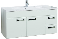 Тумба под раковину AQUATON Диор 100 подвесная, белая (1A167701DR010)