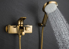 Смеситель для ванны D&amp;K Berlin DA1433203, золото