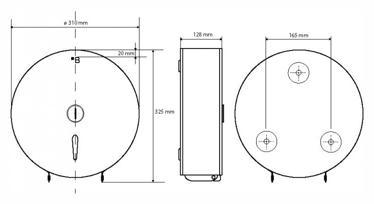 Держатель для туалетной бумаги Bemeta Hotel 148312081