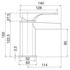 Смеситель Bugnatese Planet 2513