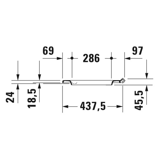 Унитаз подвесной Duravit ME by Starck HygieneFlush в комплекте с сиденьем микролифт, белый (45790920A1)