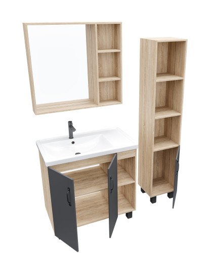 Раковина ФОСТЕР 80 см крыло справа