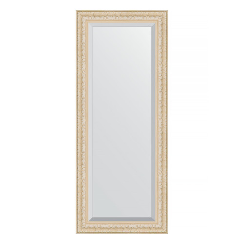 Зеркало настенное с фацетом EVOFORM в багетной раме старый гипс, 60х145 см, BY 1262