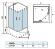 Душевая кабина WeltWasser WW500 Aller 901 90x90