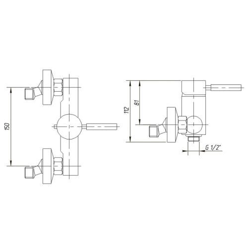 Смеситель для душа Migliore Fortis ML.FRT-5238.CR