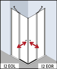Душевая дверь Kermi Ibiza 2000 I2 EOR 080181AK
