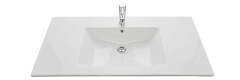 Marlin 3290fair, раковина керамическая 101 см, цвет белый