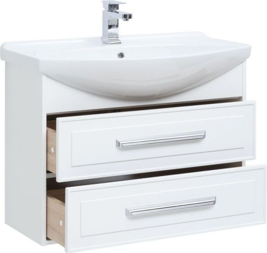 Тумба с раковиной Aquanet Остин 85 белый