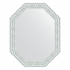 Зеркало настенное Polygon EVOFORM в багетной раме перламутровые дюны, 76х96 см, BY 7304