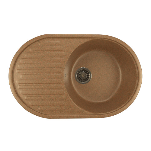 Мойка из искусственного мрамора MIXLINE ML-GM16 45,5x72 (525113)
