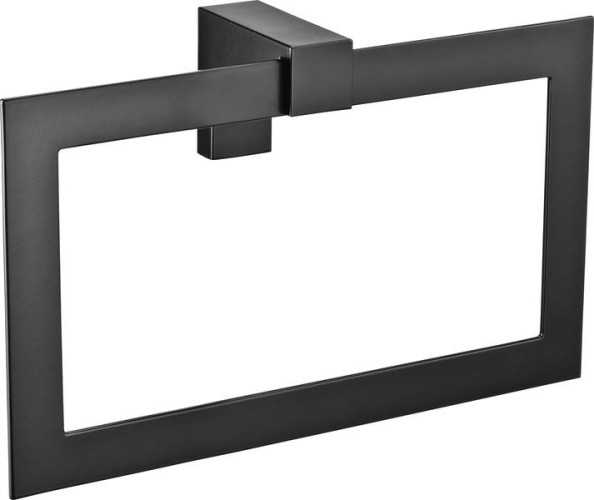 Sanibano Elegance, полотенцедержатель - кольцо, цвет черный матовый