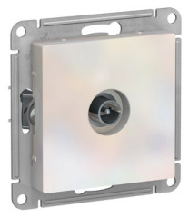 TV АНТЕННА коннектор, механизм, ЖЕМЧУГ Schneider Electric ATLASDESIGN ATN000493