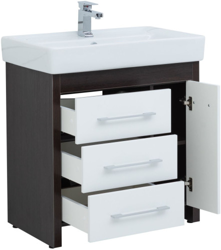 Тумба под раковину Aquanet Равенна 80 Белый