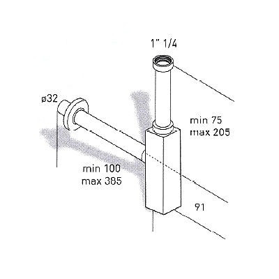 Сифон Migliore Ricambi ML.RIC-10.103