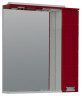 Зеркало-шкаф Aquanet Сити 85 белый, красный