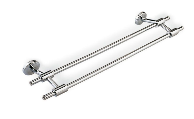 Stil Haus Pegaso, полотенцедержатель двойной, длина 45 см, цвет хром