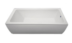 Ванна пристенная Loranto Novaro La 1500х700, ABS пластик, белая (CS00078466)