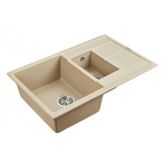 Мойка кварцевая Paulmark FESTE, PM237850-QU, кварц, 775х495 мм, Paulmark