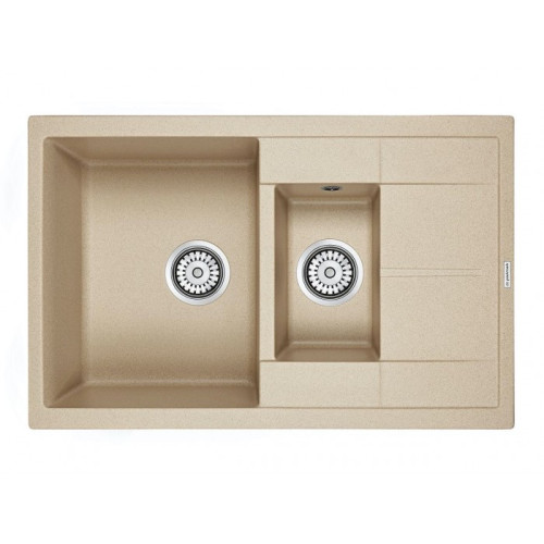 Мойка кварцевая Paulmark FESTE, PM237850-QU, кварц, 775х495 мм, Paulmark