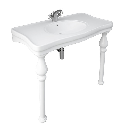Ножка к раковине-столешнице Rak-WASHINGTON белая (AL0102AWHA)
