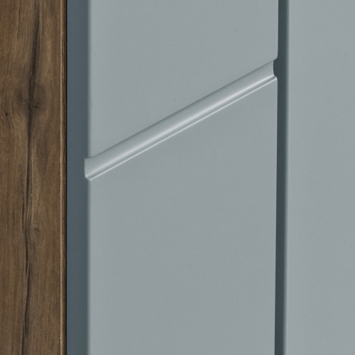 Шкафчик AQUATON Мишель подвесной, дуб фьорд/дуб рустикальный (1A243903MIX30)