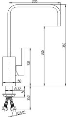 Смеситель Paini Dax-R 84CR572R