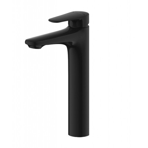 Смеситель для раковины-чаши Bravat SOURCE BLACK высокий, черный (F1173218BW-A9-ENG)