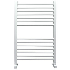 Полотенцесушитель Ника MODERN ЛМ-2 80/40 RAL9016 белый матовый с вентилями (комплект люкс)