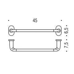 Полотенцедержатель Colombo Design Bart B2210.000