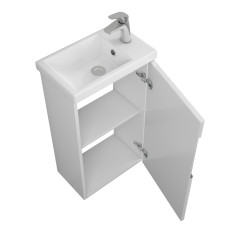 Тумба OWL 1975 RUNN 40 с дверкой, белая