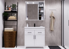 Шкаф-зеркало Charlie 80 Эл. правый Домино