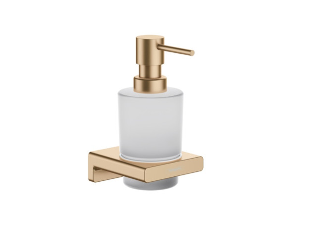 Дозатор для жидкого мыла Hansgrohe AddStoris, шлифованная бронза (41745140)