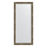 Зеркало настенное с фацетом EVOFORM в багетной раме старое дерево с плетением, 73х163 см, BY 3590