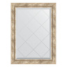 Зеркало настенное с гравировкой EVOFORM в багетной раме прованс с плетением, 63х86 см, BY 4091