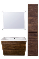 Тумба напольная Style Line Атлантика 90, Люкс старое дерево, PLUS