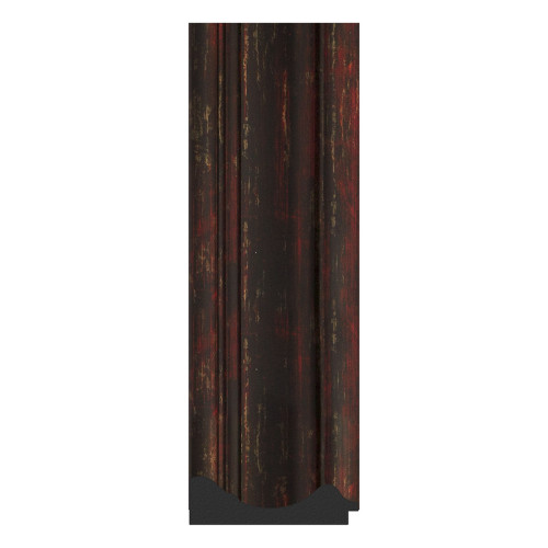 Зеркало настенное с гравировкой EVOFORM в багетной раме тёмный прованс, 79х161 см, BY 4291