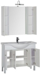 Мебель для ванной Aquanet Стайл 105 белый (4 дверцы)