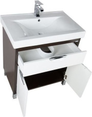 Тумба с раковиной Aquanet Гретта 75 венге