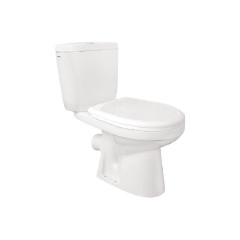 Унитаз-компакт "Анимо" прямой (эконом: 1-реж., полипроп)