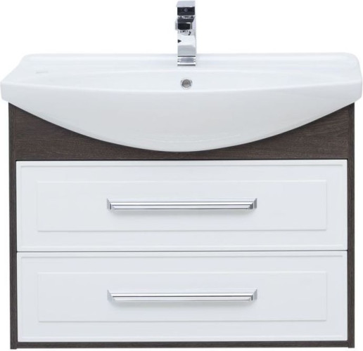 Тумба с раковиной Aquanet Остин 85 дуб кантербери/белый