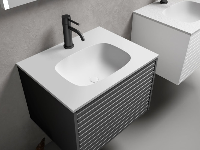 Тумба с раковиной Trento 600 Black