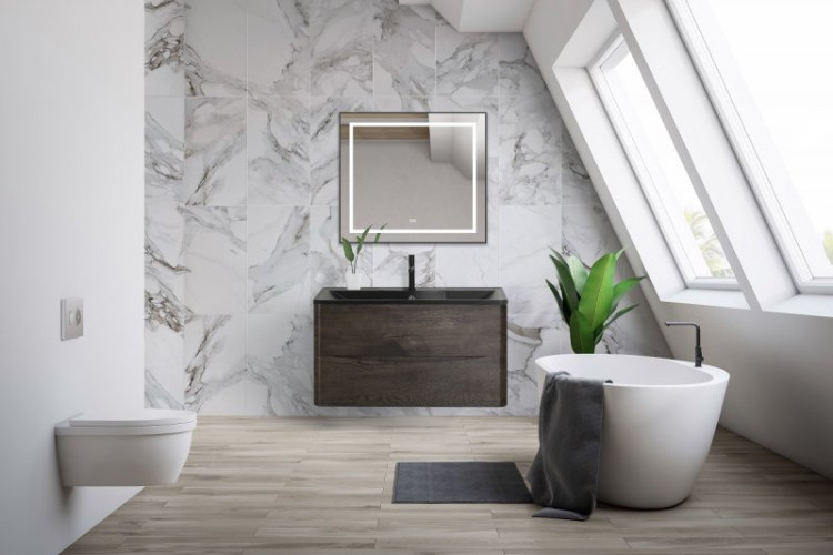 База под раковину подвесная BelBagno ACQUA-800-2C-SO-BL