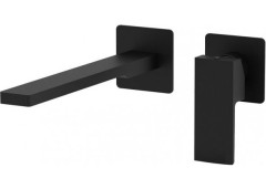 Смеситель для раковины Paffoni ELLE скрытый монтаж, черный матовый (EL105NO70)