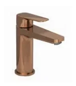 Смеситель для раковины Teska Quars, розовое золотой