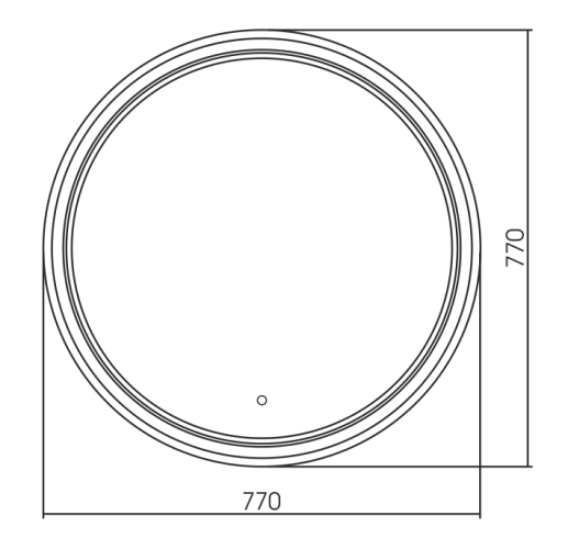 Lima 770 (сенсорный выключатель) зеркало